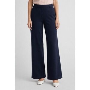 OGL Move Navy Wide Leg Pants NWT Size Large High Waist Stretch Work Casual